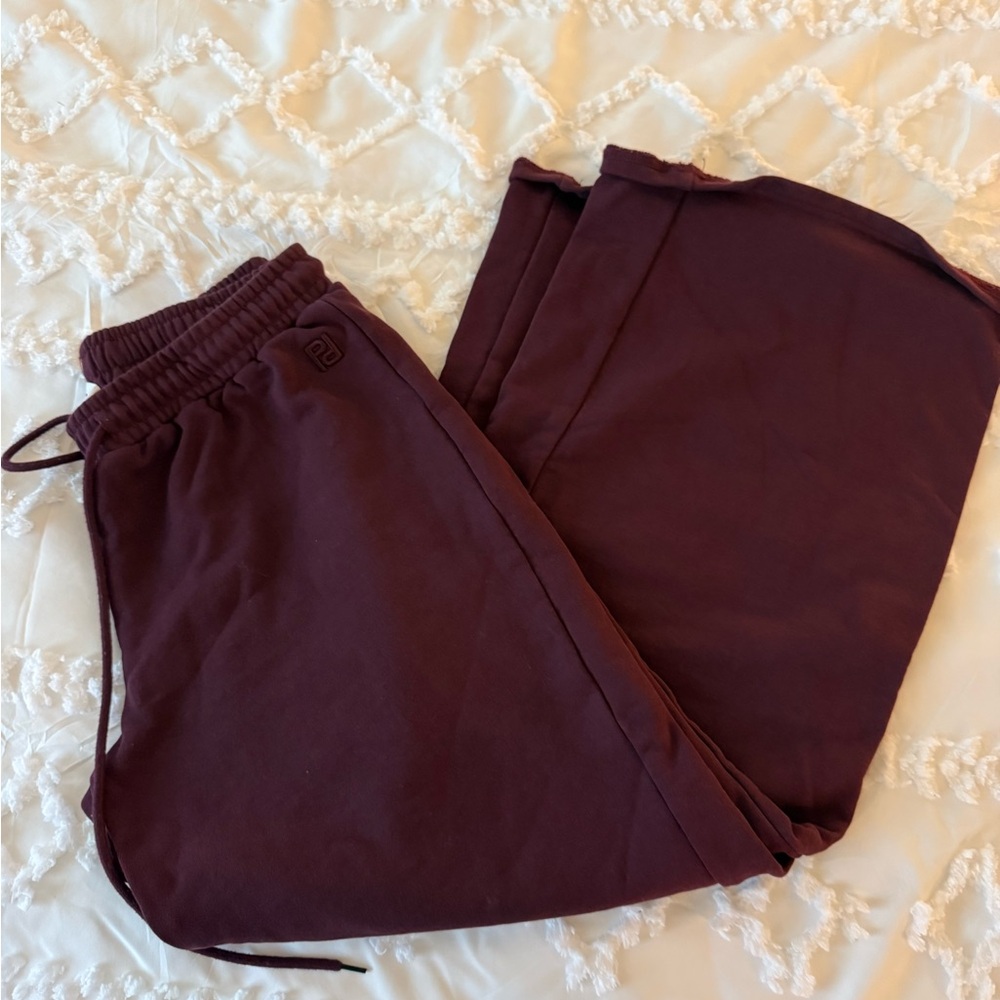 Princess Polly Burgundy Joggers